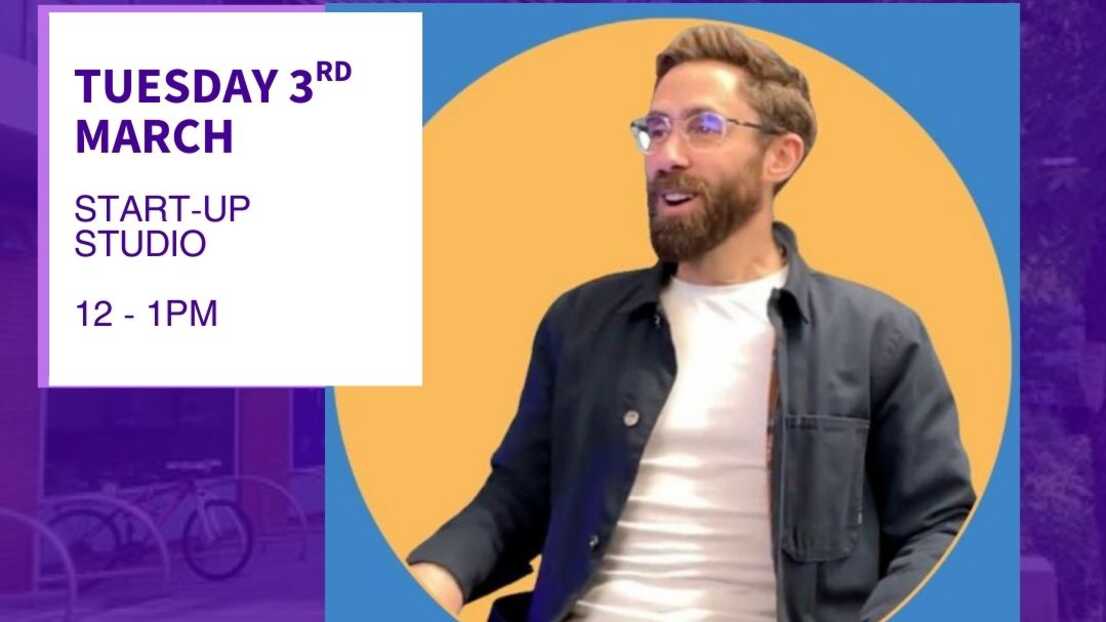 Tuesday 3rd March start up studio 12 - 1pm