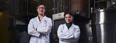 CBE students in the Pilot Plant 