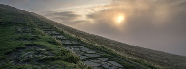 The view from Mam Tor, Edale. 