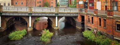 The River Don and old factories in Sheffield