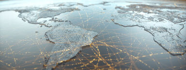 Image showing global connections