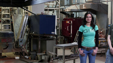 Postgraduate materials engineering students