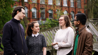 Students in Weston Park