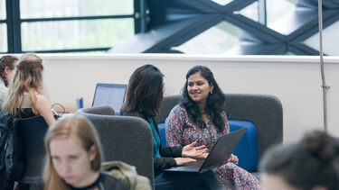 Image of postgraduate Information School student in the Diamond