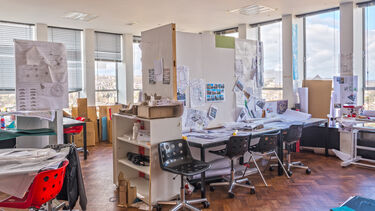 Architecture studios on floor 18