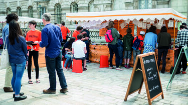 People participating in stories of change research project