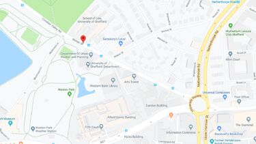 a map showing how to get to law