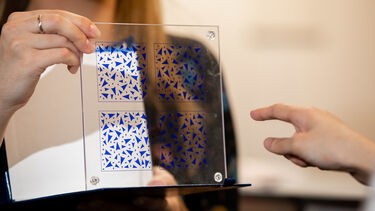 Orthoptics equipment being used by students. 