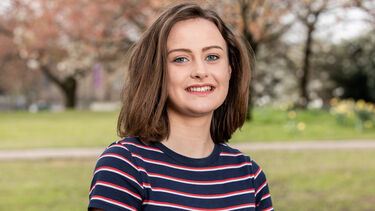 Student Charlotte Smith. 