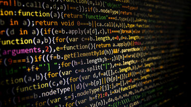 Lines of code from a computer programme