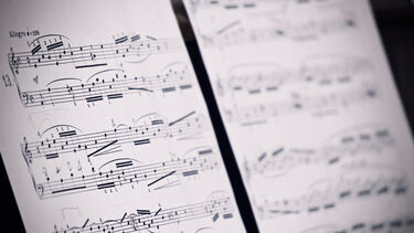 Image of a musical score
