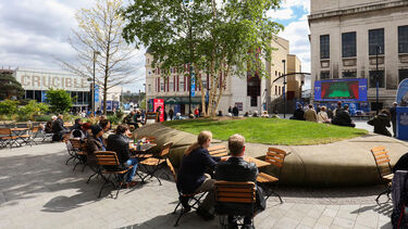 Tudor square in Sheffield city centre