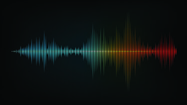 An image of a sound wave.