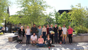 Group of people outside 