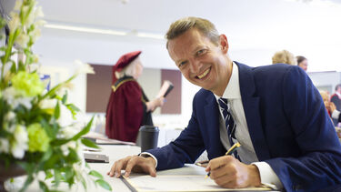 Andy Haldane at his Honorary Degree ceremony