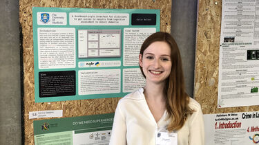 Katie Walker at the BSCWomen Lovelace Colloquium