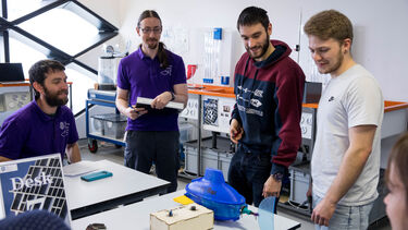 Lab work student and tech staff, Diamond