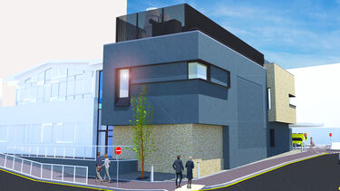 The Sheffield Scanner facility connected to the Royal Hallamshire Hospital