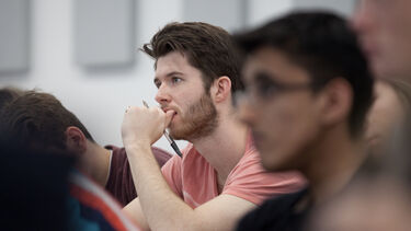 Students attending a lecture - image 