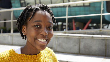 student ambassador Chazha Mafunye 