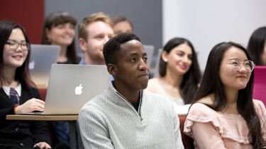 lecture theatre of students 