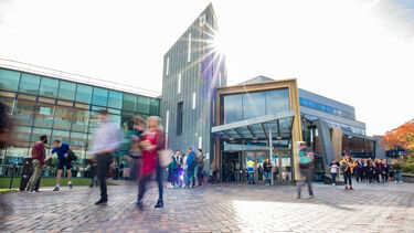 The Students' Union on a busy day