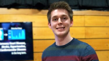 Computer Science student, Harvey Cash. 