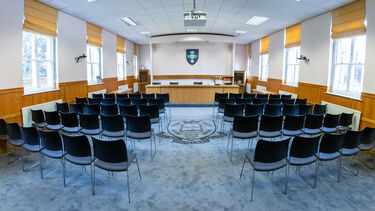 Panoramic view of Moot Court