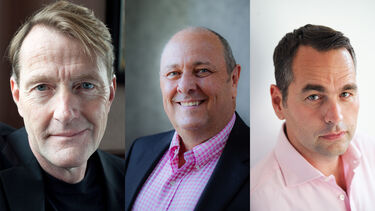 Alumni Lee Child, Clive Humby, and Lee Elliot Major