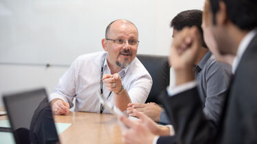 Meeting around a table