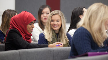 Students in a lecture