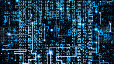 digital coding stock image