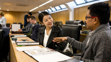 MBA students in the Middleton Lecture Theatre