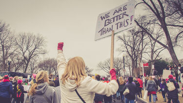 Photo of political protest 