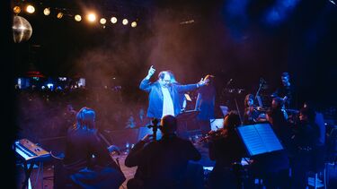 Orchestra conducting 