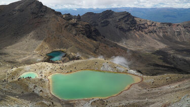 Volcanic landscape in New Zealand