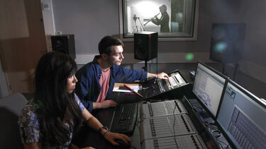 sound desk recording