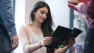 Students in the Employability Hub - MGT