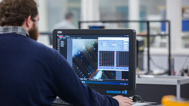 A PhD student in the Semiconductor Materials and Devices Group