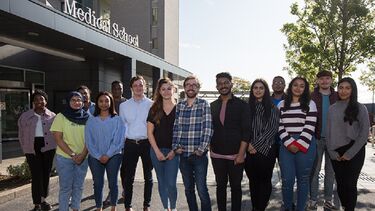 A group of medicine students