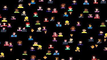 network of lots of people