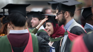 Students at Winter Graduation 
