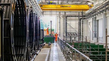 Interior shot of the ICAIR research facility