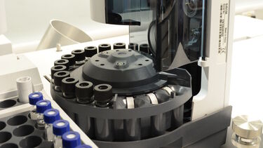 Samples in autosampler 