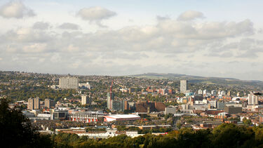 A lovely scenic view of Sheffield. 
