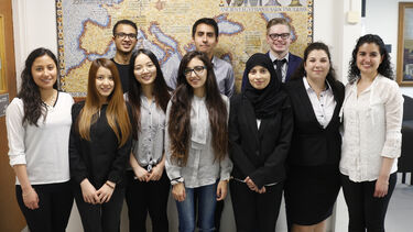 Postgraduate masters students at the Grand Finale 2017