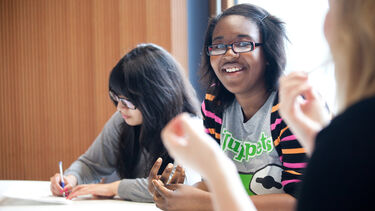 Philosophy students in a seminar.