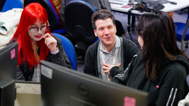 Students and lecturer