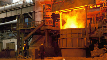 Steel works