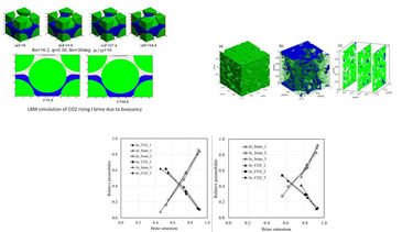 LBM for Brine/CO2 Flow in Rocks (Sheffield & Leeds)
